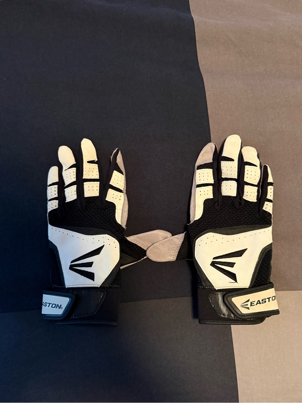 Easton Black and White Pro Performance Batting Gloves